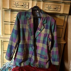 Unknown brand size 11/12 Boyfriend jacket multi colored